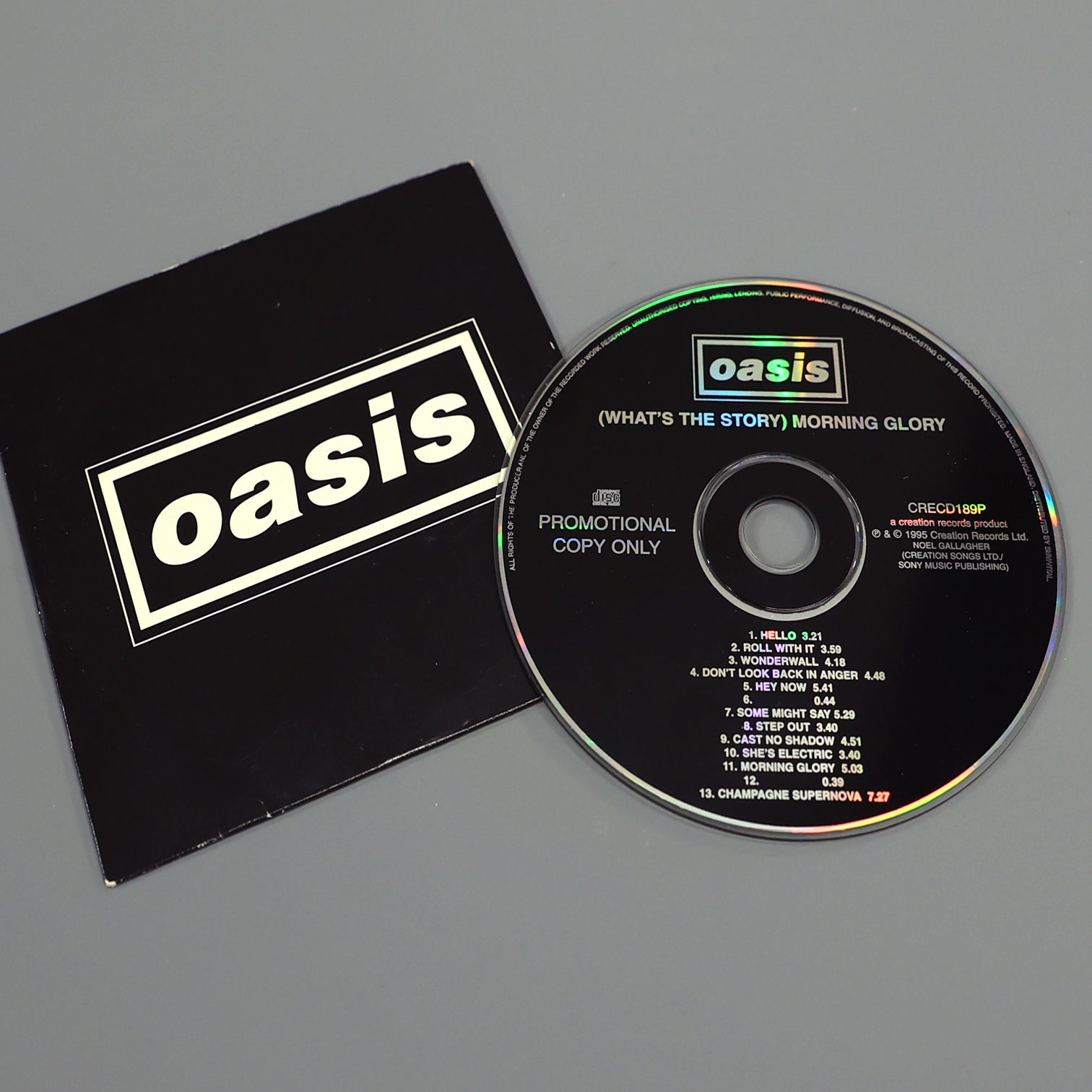 Oasis - Morning Glory - WITHDRAWN 13 Track promo CD - New Item