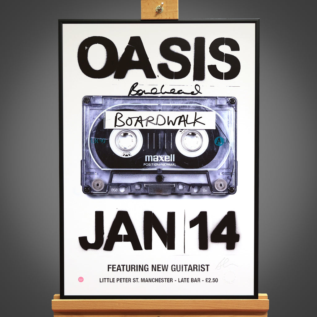 Oasis - Bonehead Signed Live At The Boardwalk - Gig Poster - New Item