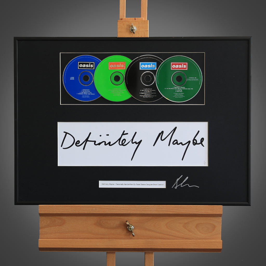 直筆サイン definitely maybe OASIS ファーストアルバムロゴ 直筆サイン definitely maybe OASIS ファーストアルバムロゴ - メルカリ