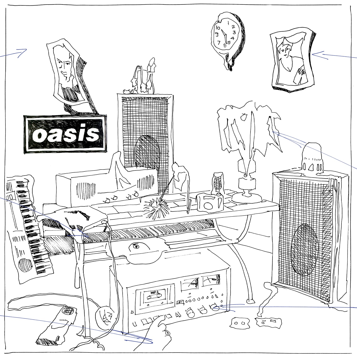 Oasis - Shakermaker- Ltd Edition Illustration Print - New Item