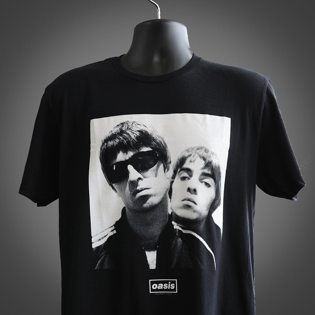 Oasis Noel & Liam Square Photo Tシャツ BLACK/Mサイズ Apparel