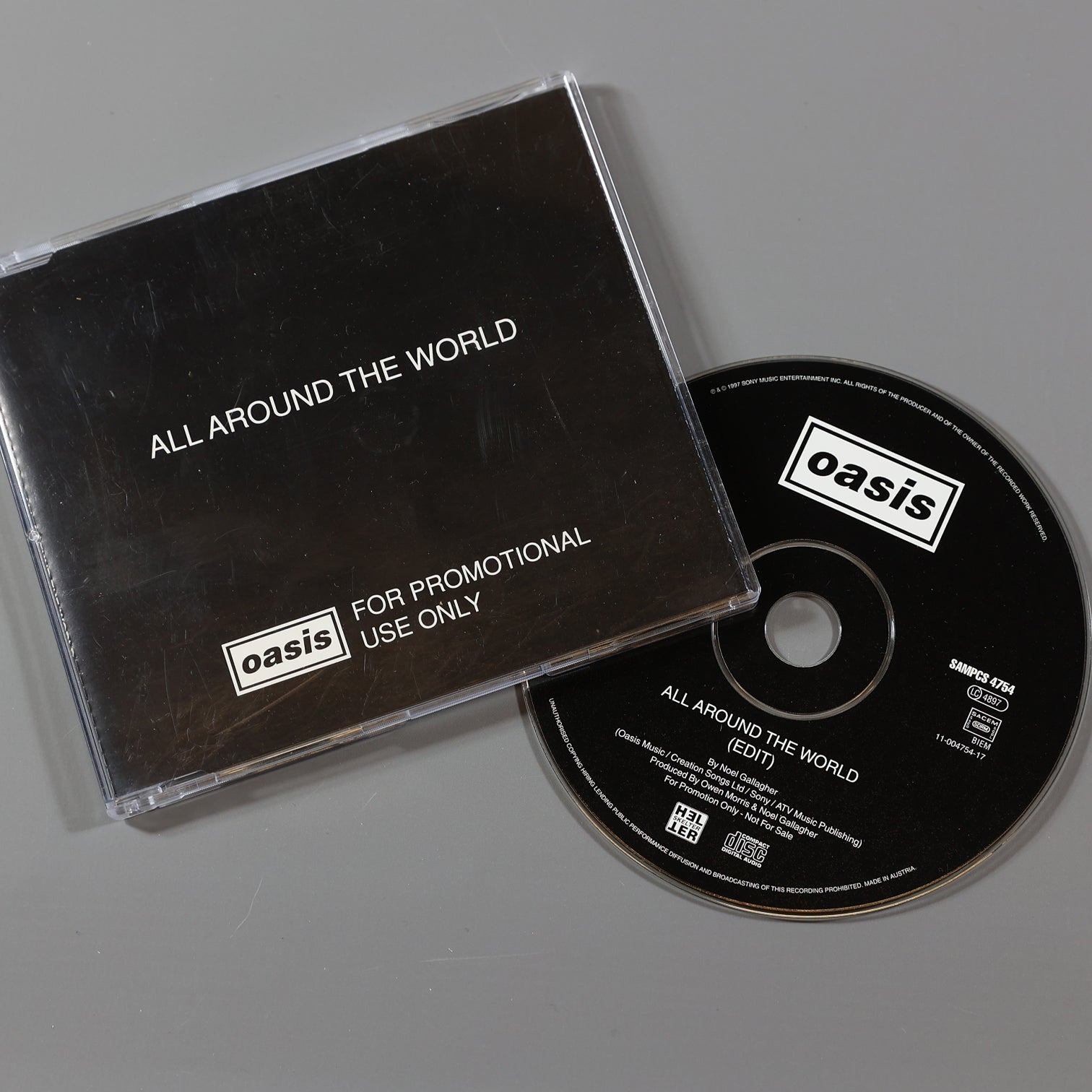 Oasis - All Around The World Promo CD - New Item