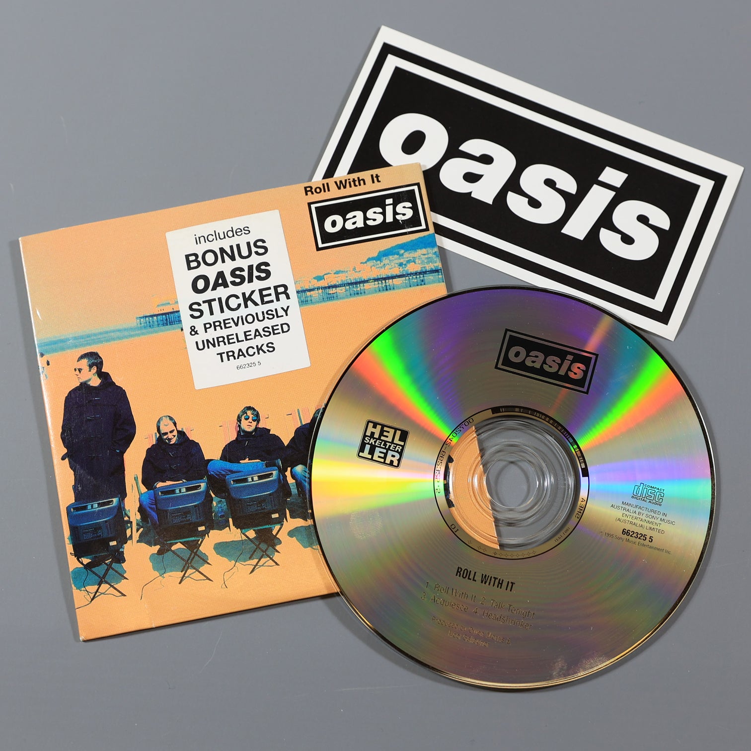 Oasis - Australian Roll With It CD - New Item