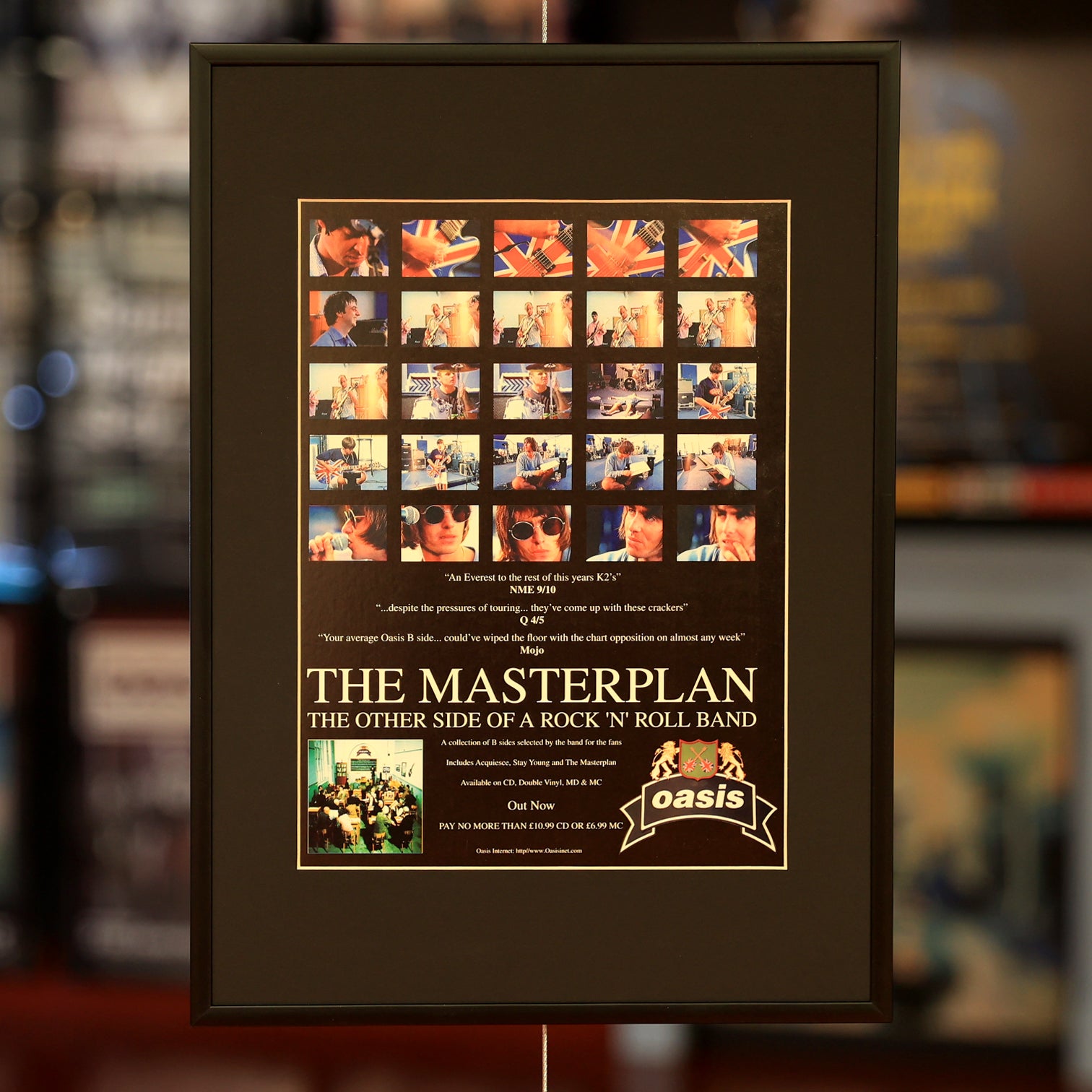 Oasis - Original 1998 Masterplan Press Ad. - New Item – Microdot