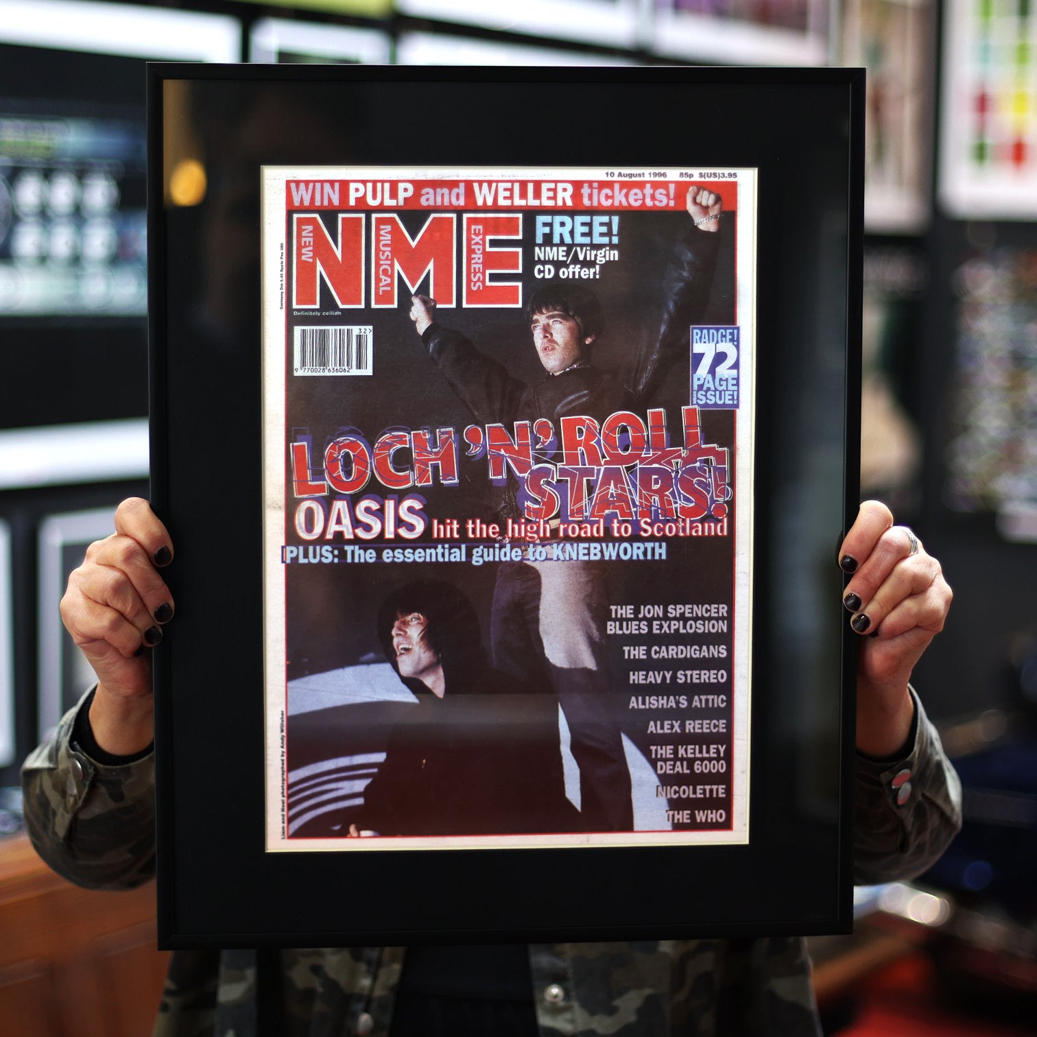 NME original Oasis at Loch Lomond Cover 1996 - New Item