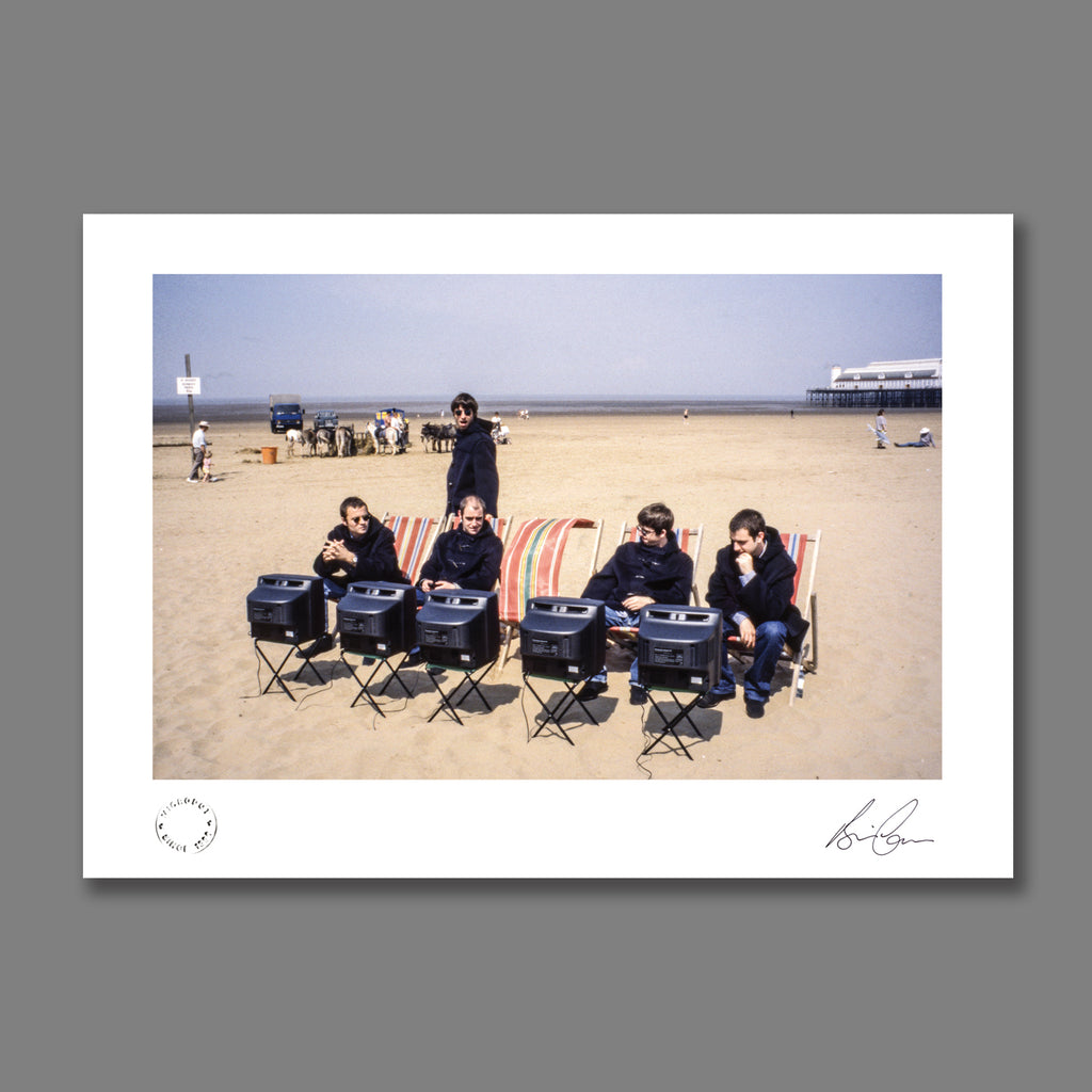 Oasis - Roll With It Sleeve session out-take Print - New