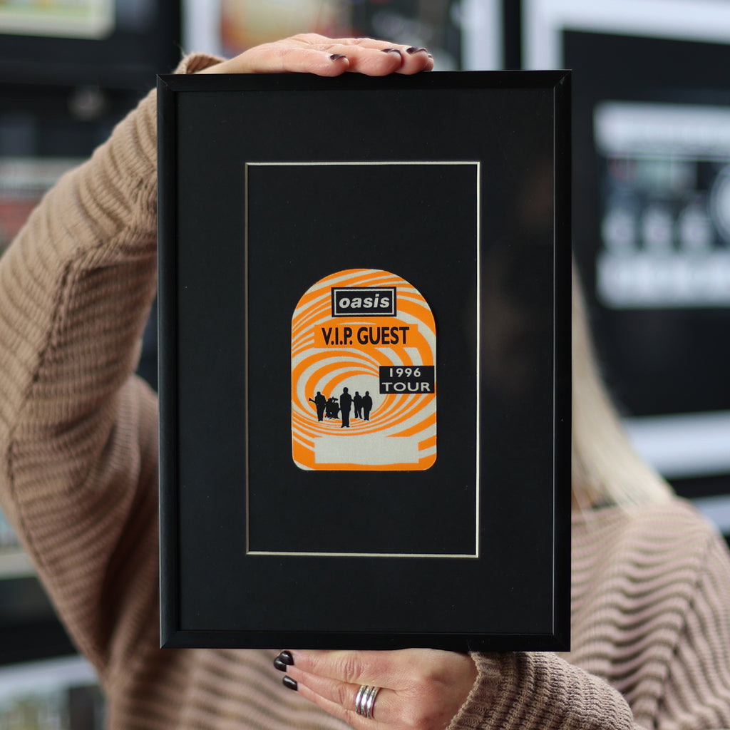 Oasis 1996 VIP Tour Pass Framed - New Item – Microdot Boutique