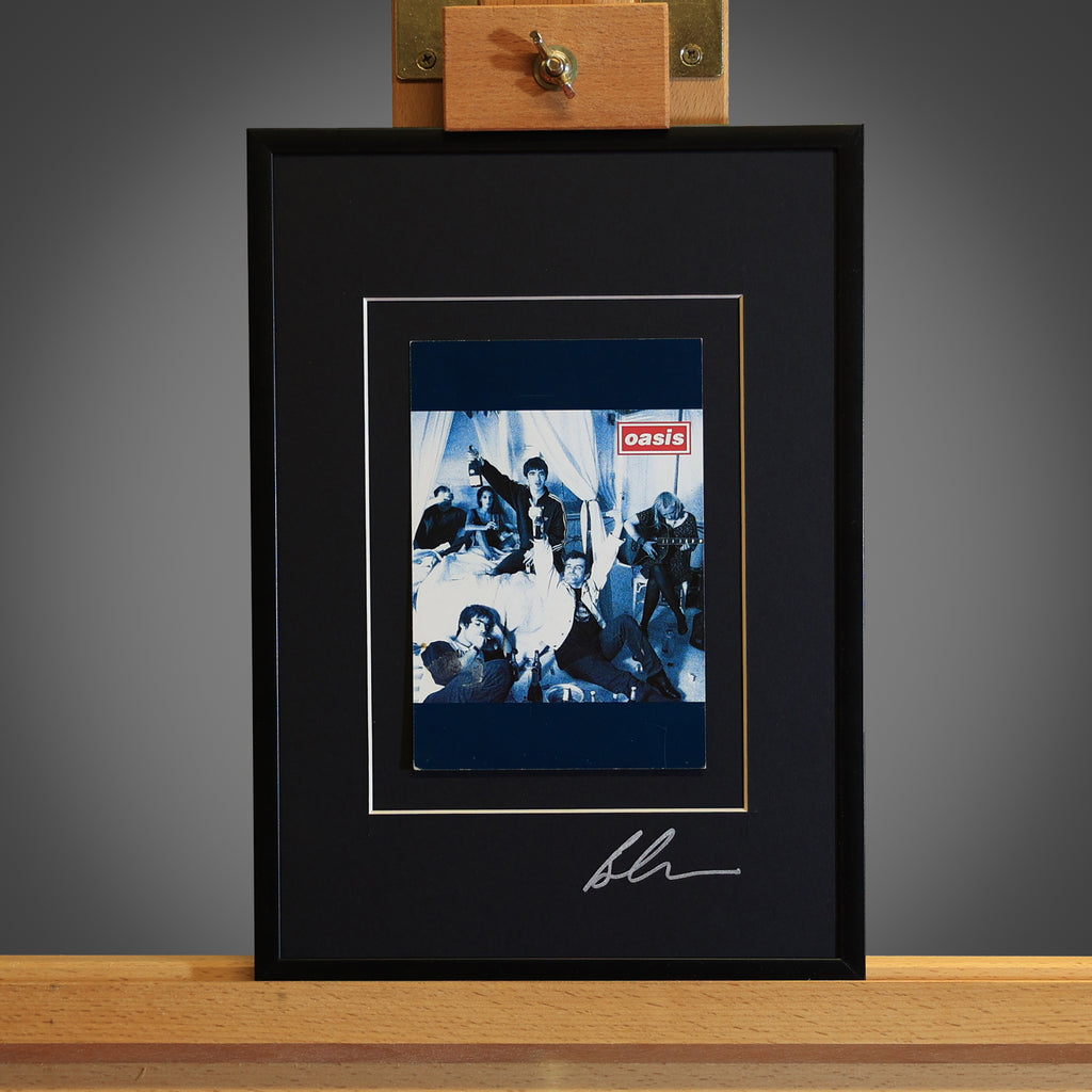 Oasis - Original 1994 'Cigarettes & Alcohol' Framed Promo Postcard