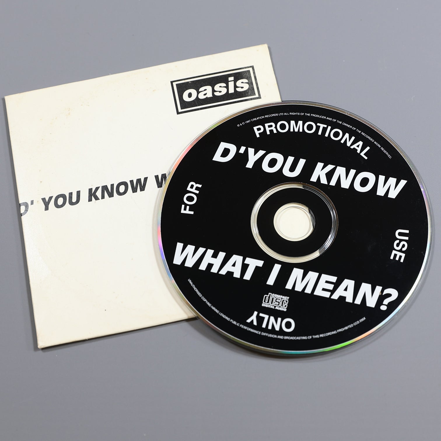 Oasis - D'You Know What I Mean? Promo CD 2 - New Item