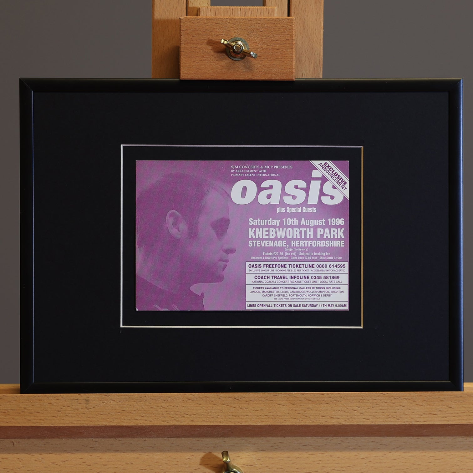 Oasis Knebworth T Shirt Oasis At Knebworth Flyer New Item