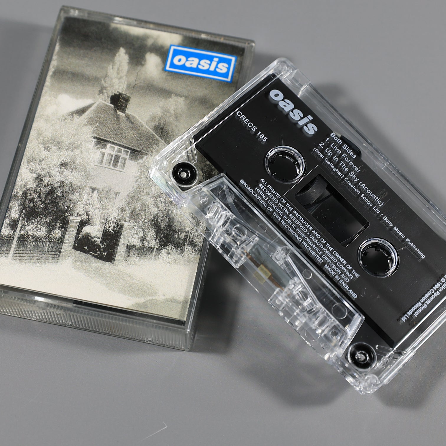 oasis – Live Forever 7\" CRE185 Numbered Oasis Live Forever - Numbered - EX UK 7