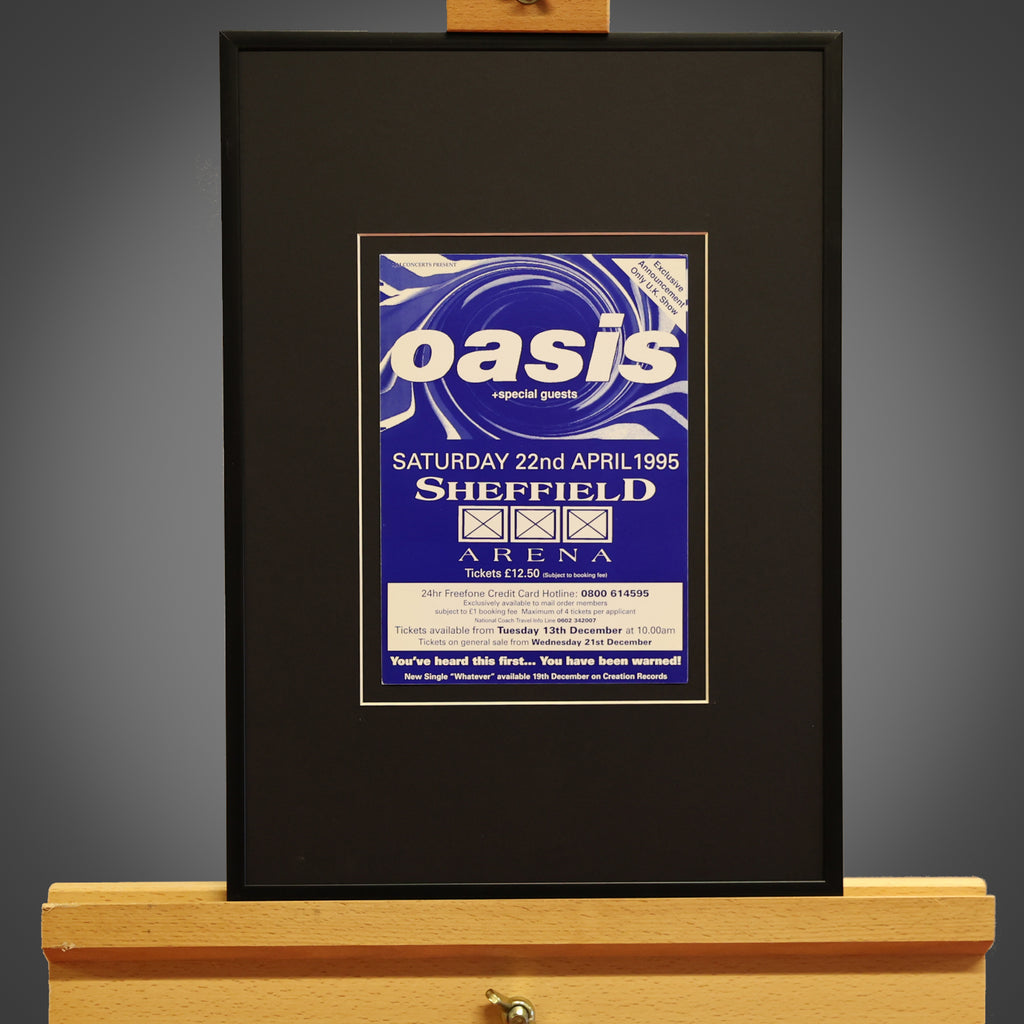 Oasis At Sheffield Arena Flyer - New Item