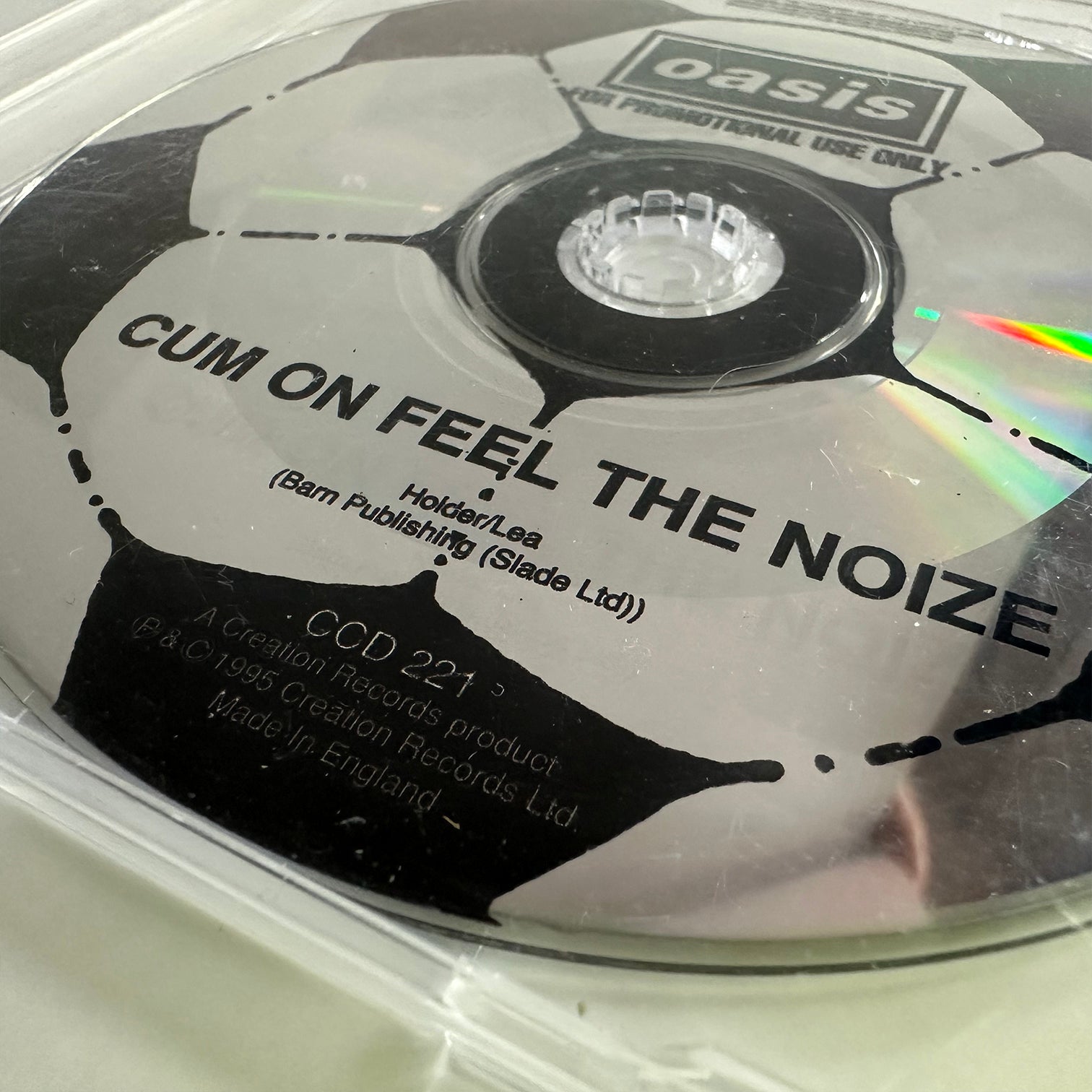 Oasis - Cum On Feel The Noize -  RARE Promo CD - New Item