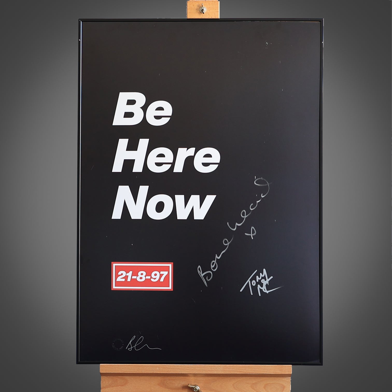 Oasis - Bonehead & Tony McCarroll Signed Be Here Now Print - New Item