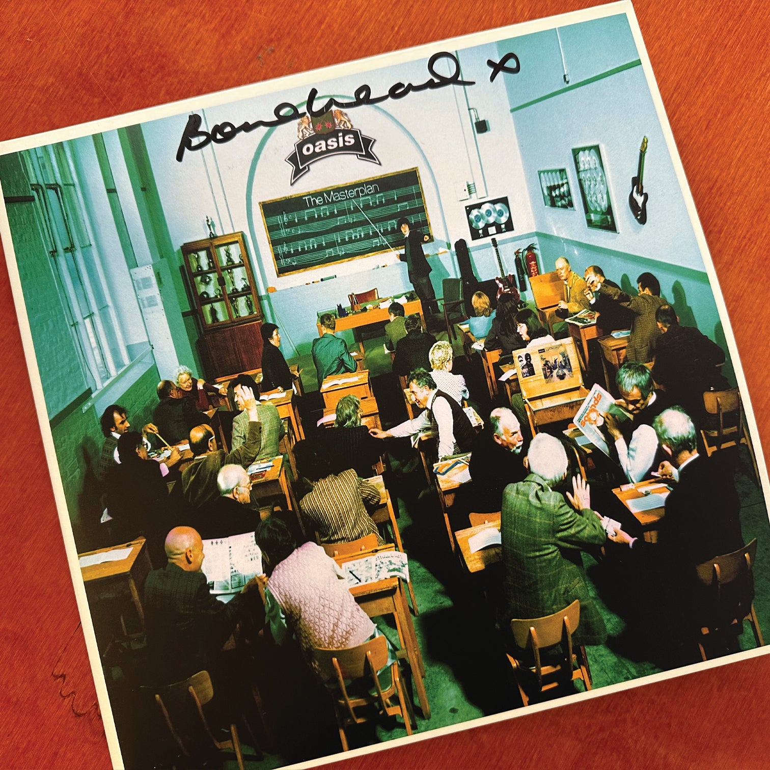 Bonehead Signed - Oasis - The Masterplan - Unplayed Vinyl - New Item