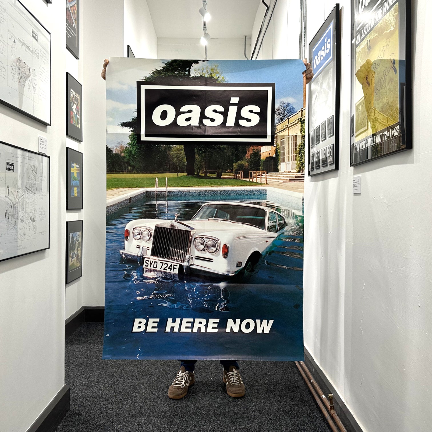 Oasis - Be Here Now ORIGINAL Fly Poster - New Item