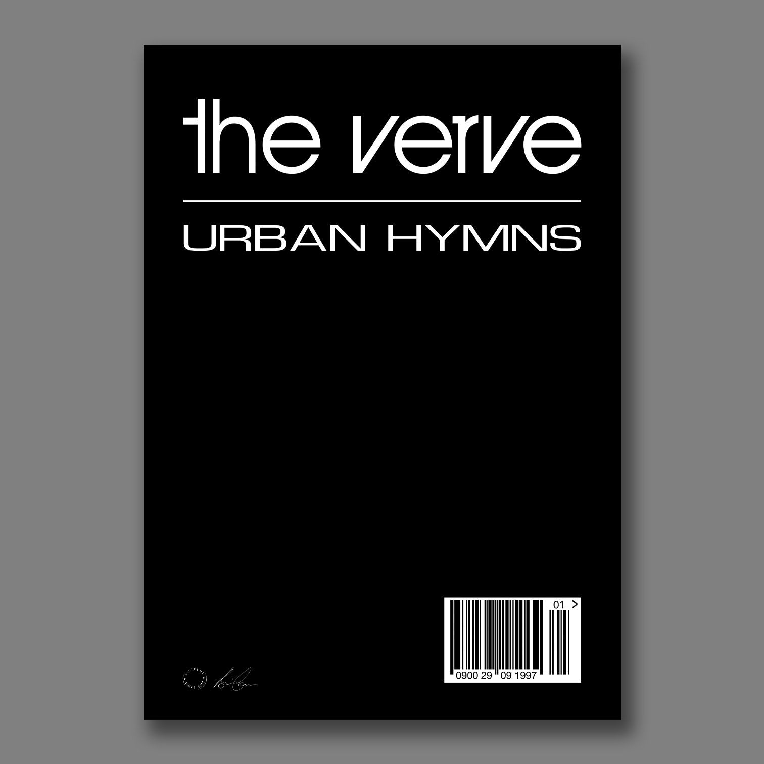 The Verve - Urban Hymns Print A1 - Slight Second - New Item