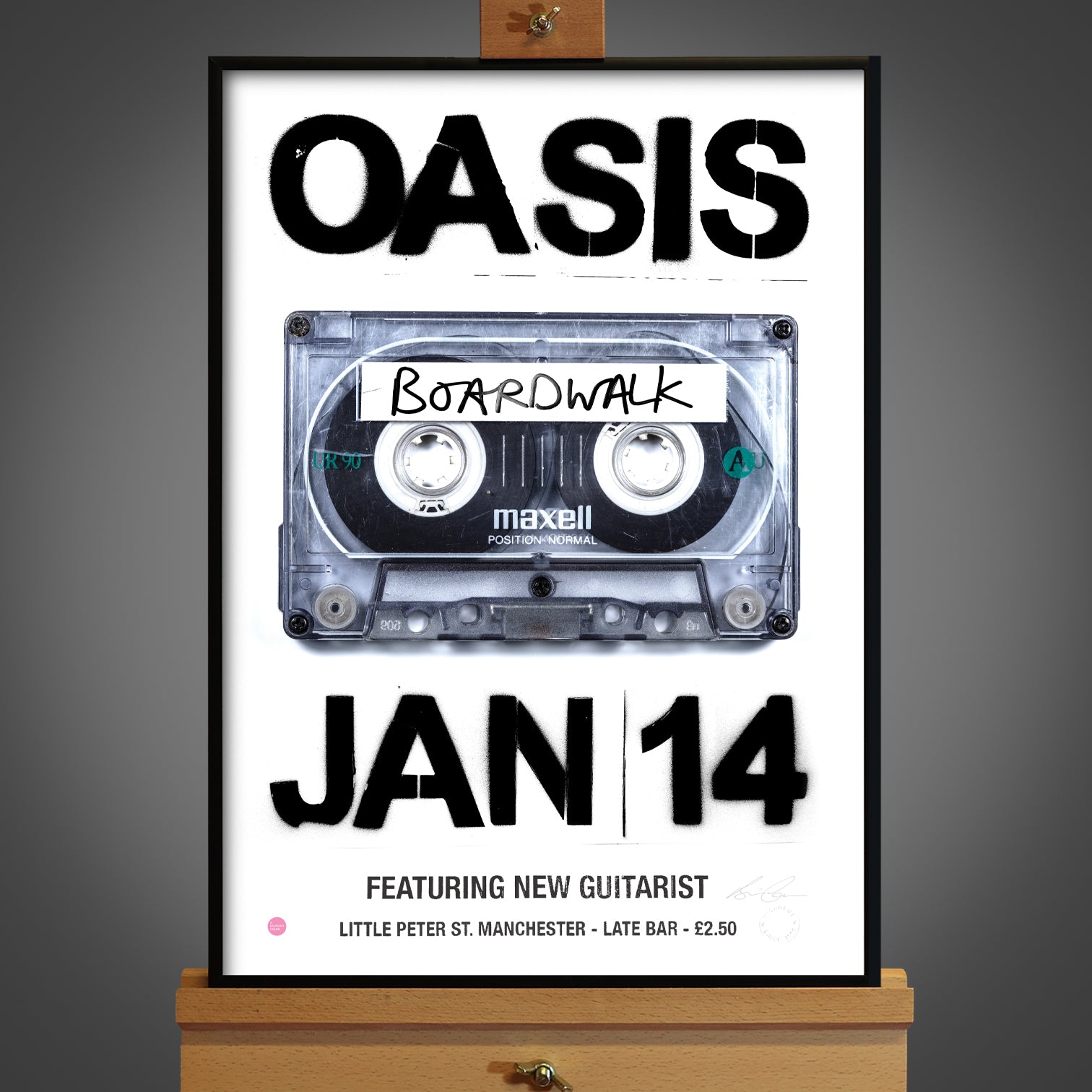 Oasis - Live At The Boardwalk - Gig Poster - New Item