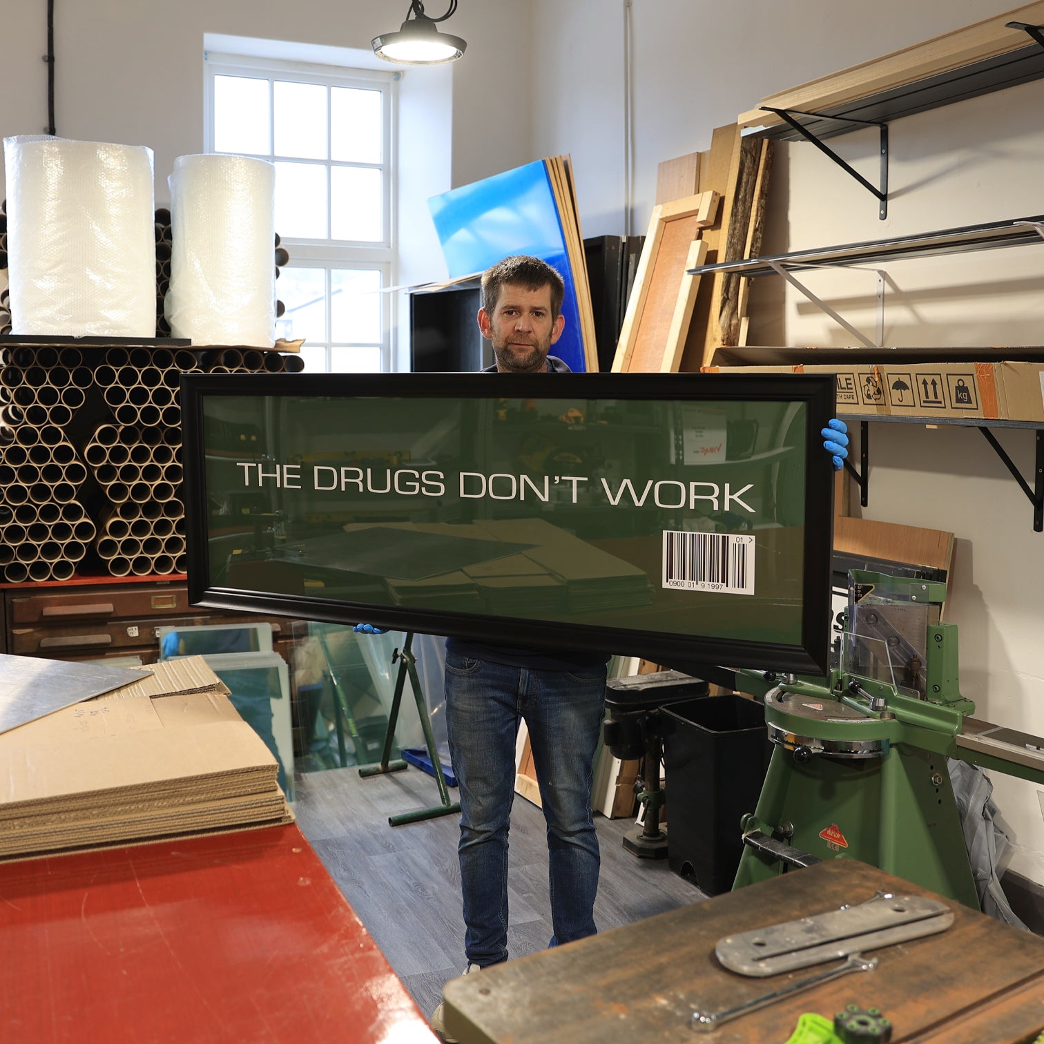 The Verve - The Drugs Don't Work - Promo Banner - New Item – Microdot ...