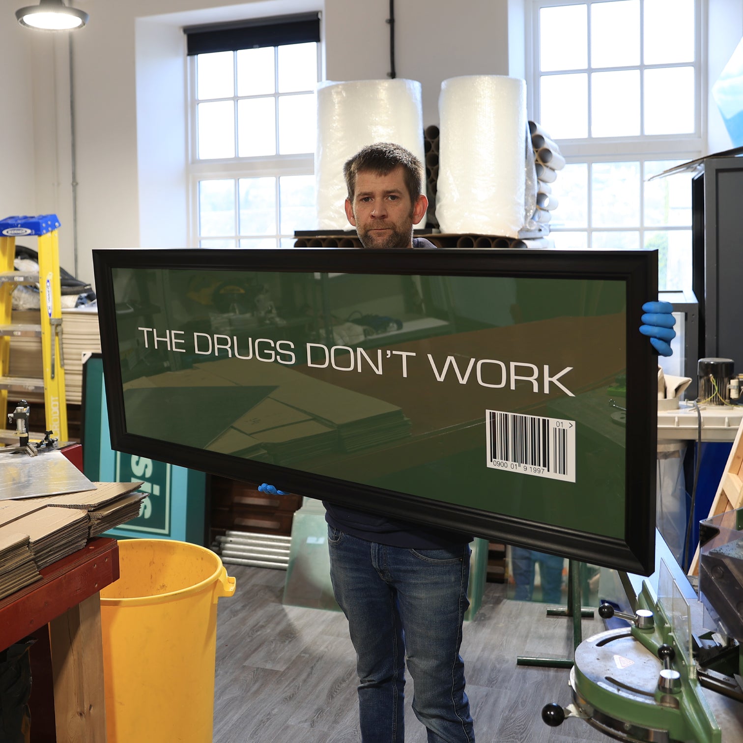 The Verve - The Drugs Don't Work - Promo Banner - New Item – Microdot ...