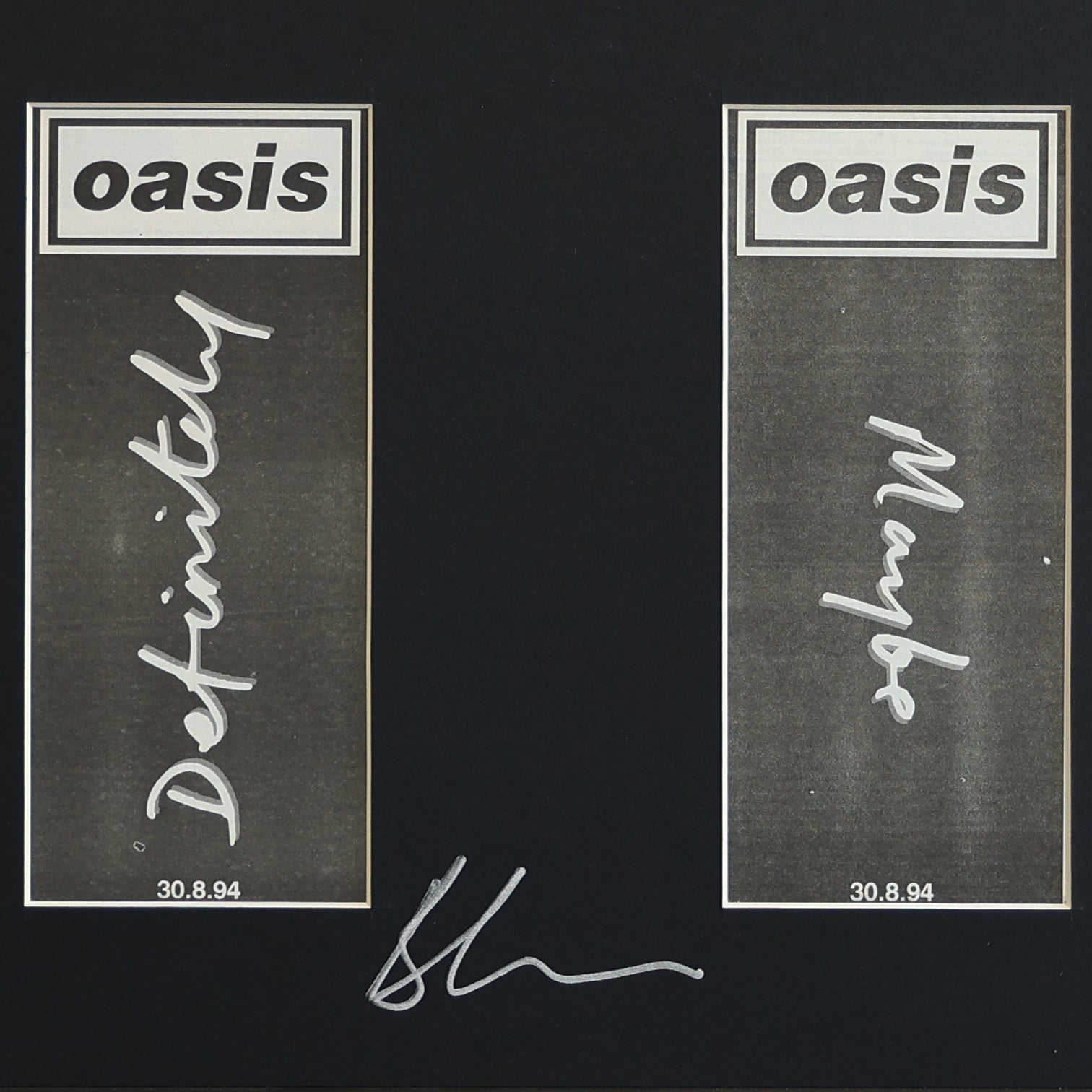 Oasis - Definitely Maybe  x 2 Original 1994 Press Ad - New Item