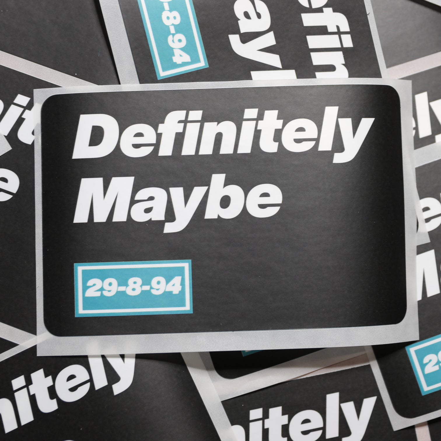 Oasis - Definitely Maybe Sticker - New Item – Microdot Boutique
