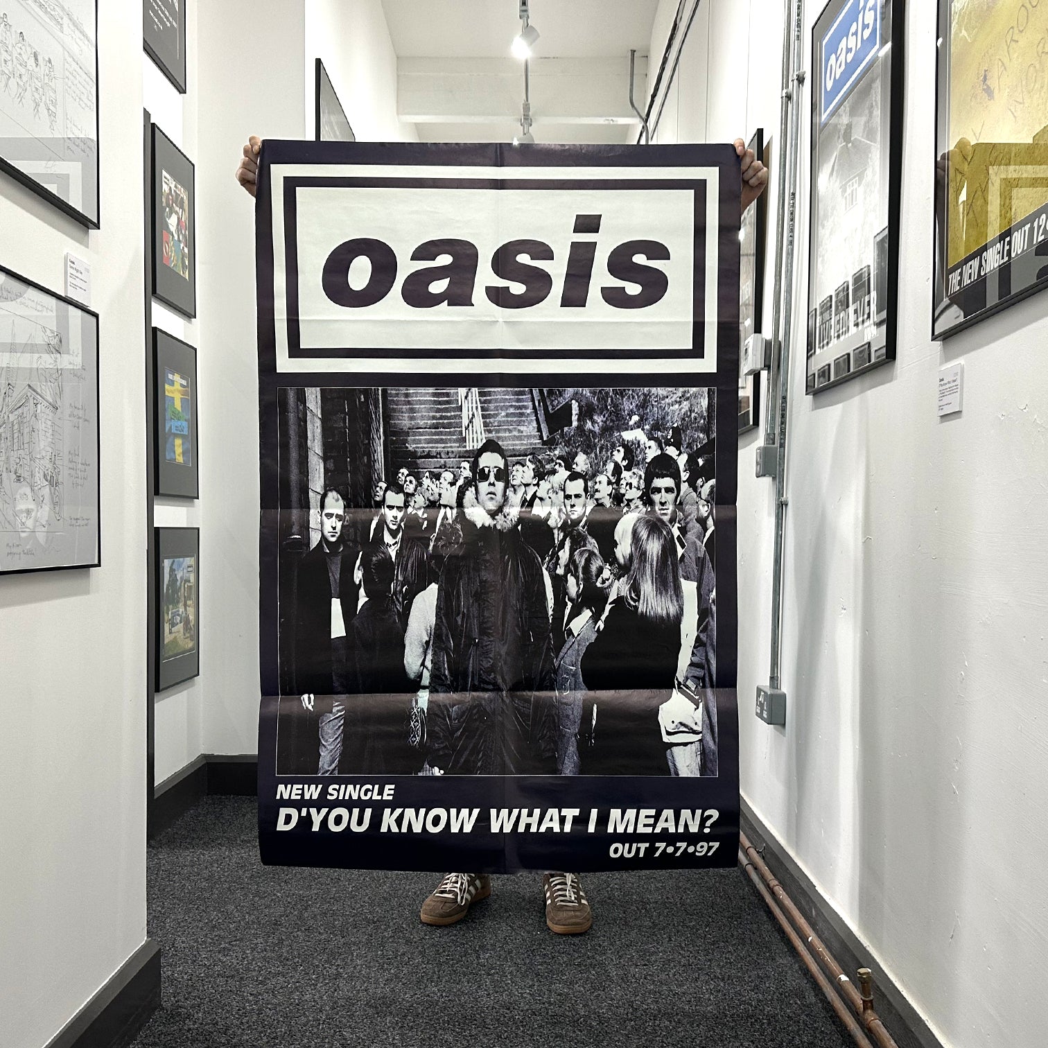 Oasis - D'You Know What I Mean? ORIGINAL Fly Poster - New Item