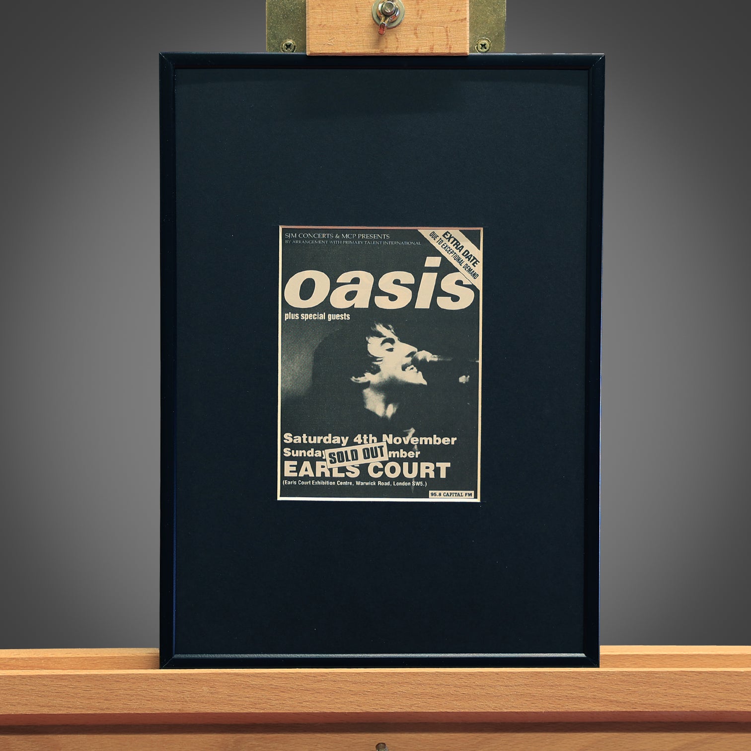 Oasis - Earls Court SOLD OUT 1995 original press ad - New Item