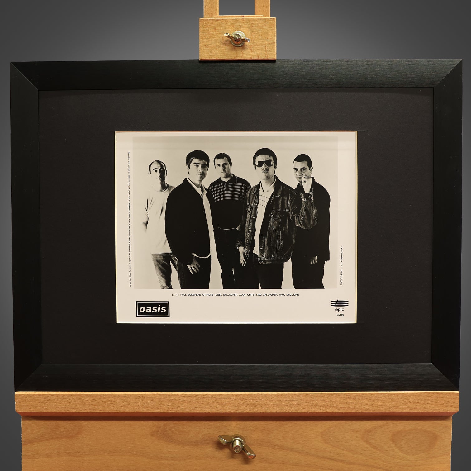 Oasis - Epic Records Promotional Photograph - New Item