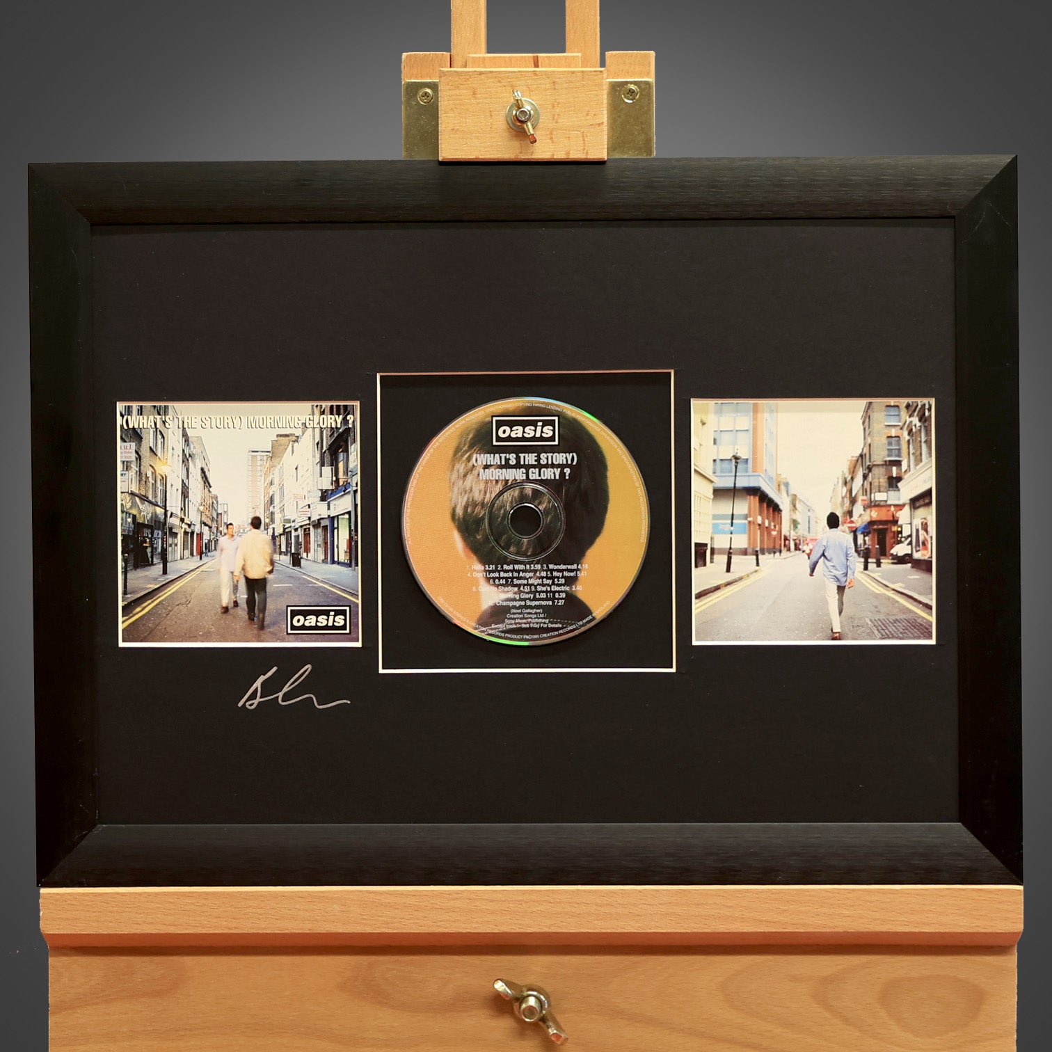 Oasis - Morning Glory Signed & Framed CD - New Item