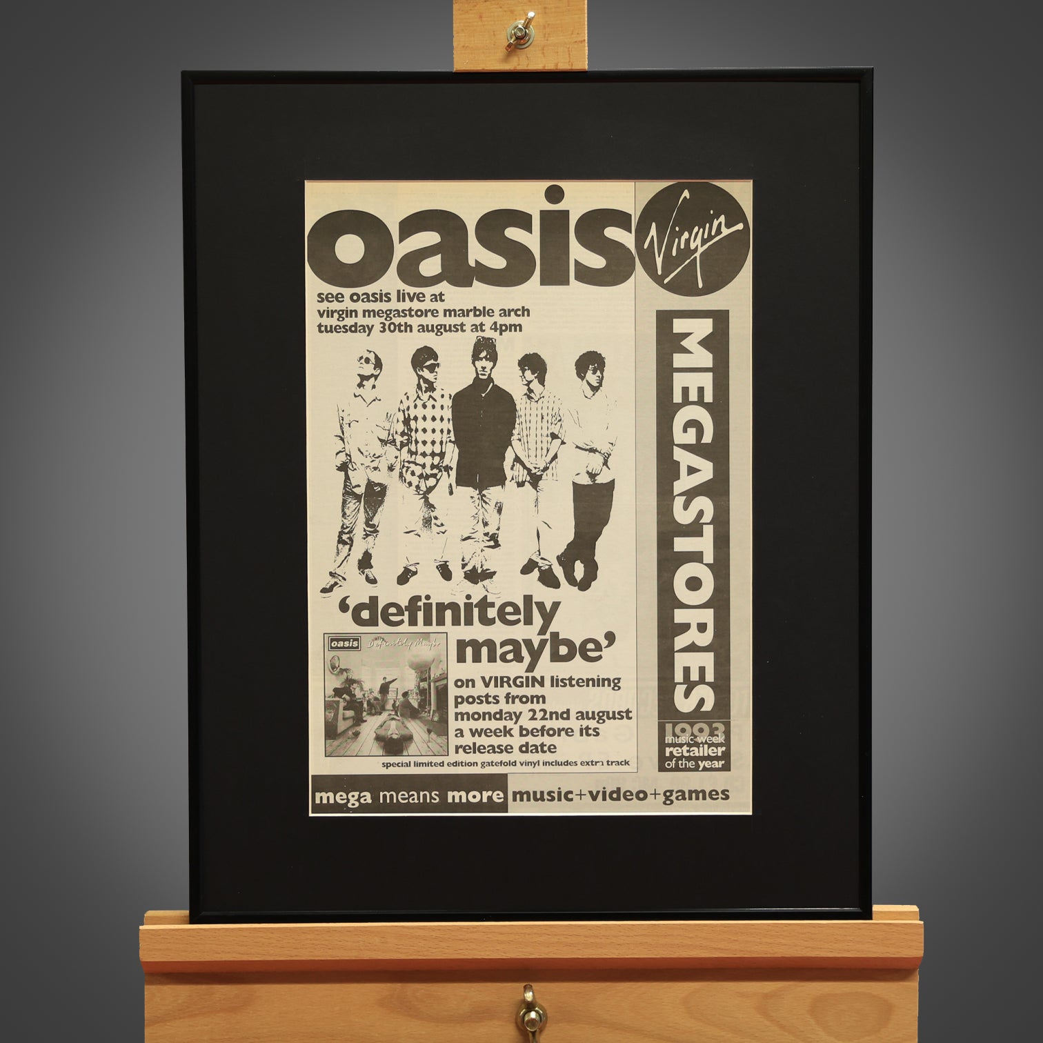 Oasis - Live at The Virgin Megastore - New Item