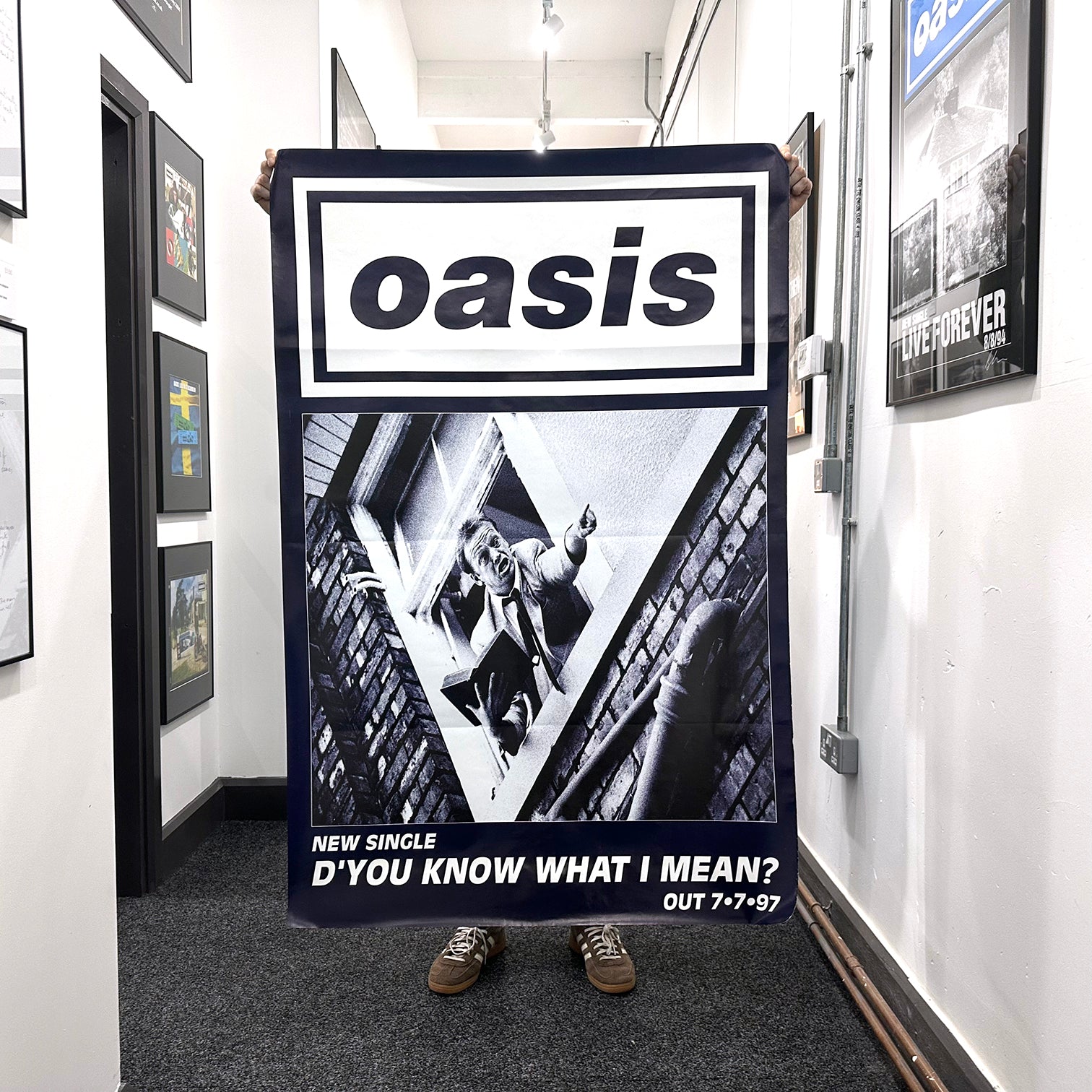 Oasis - D'You Know... Preacher ORIGINAL Fly Poster - New Item