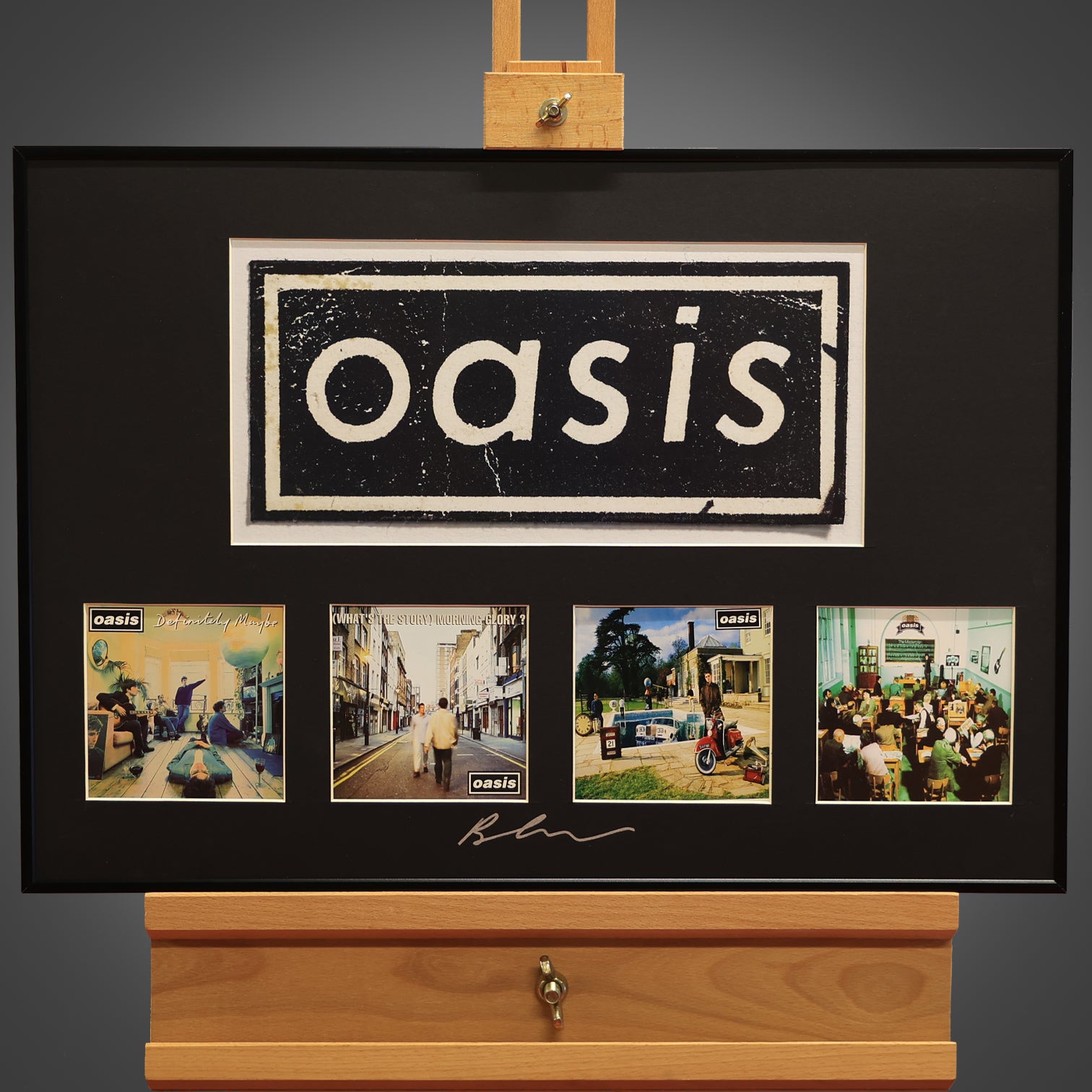 Oasis - Prototype Logo & Microdot Designed Albums - New Item