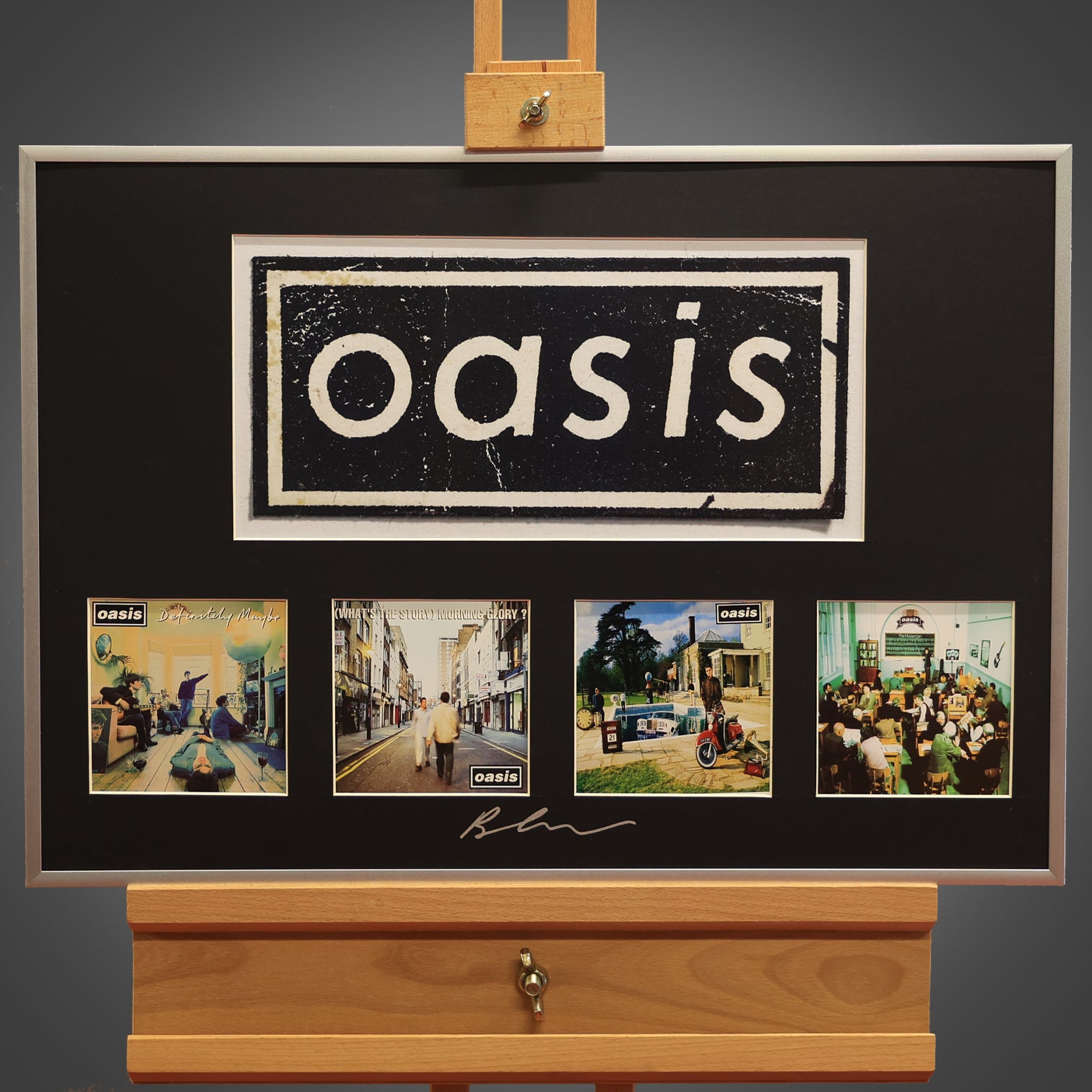 Oasis - Prototype Logo & Microdot Designed Albums - New Item