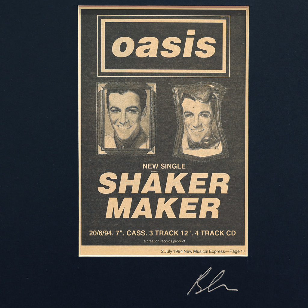 Oasis - Shakermaker - 1994 Original Framed Press AD - New Item
