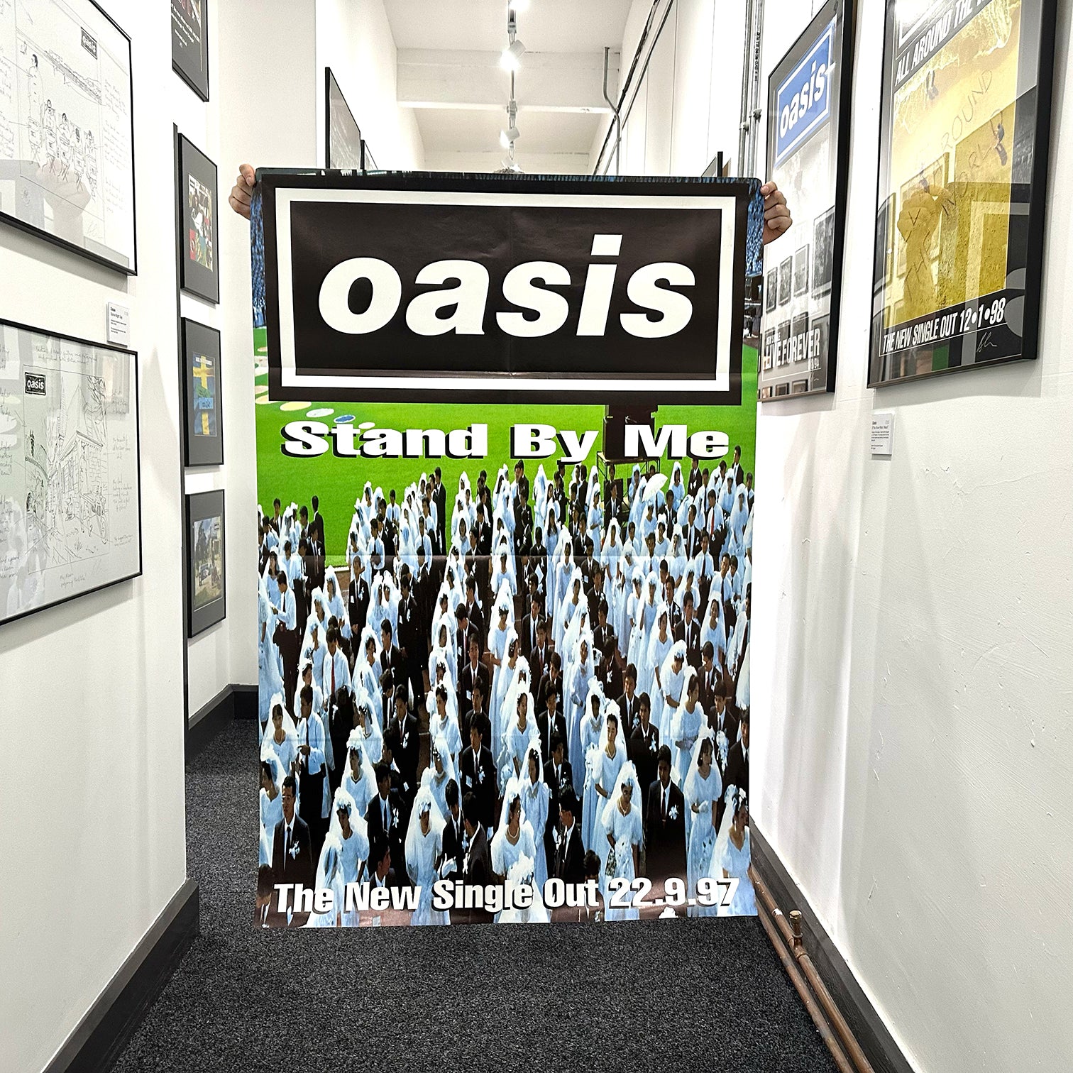 Oasis - Stand By Me ORIGINAL Fly Poster - New Item