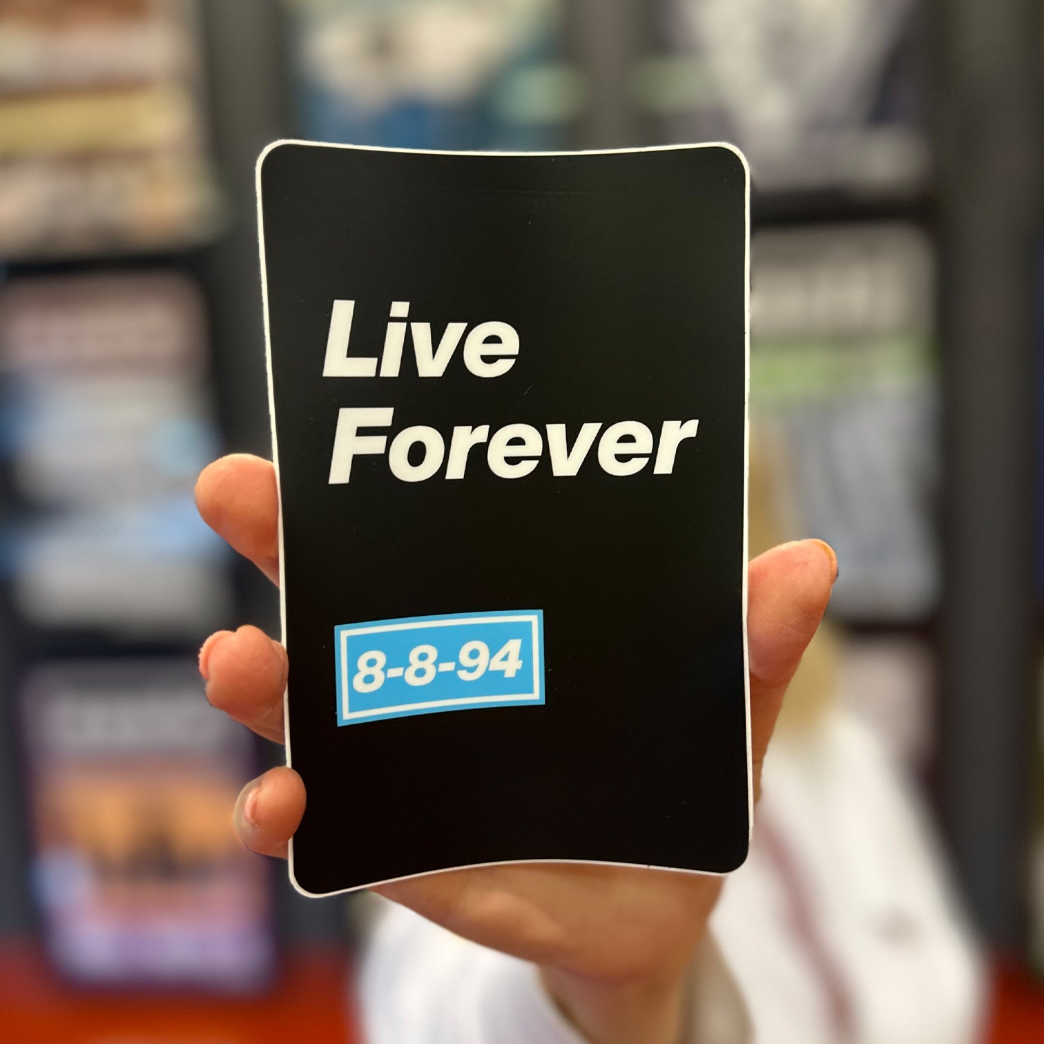 Oasis - Live Forever Sticker - New Item