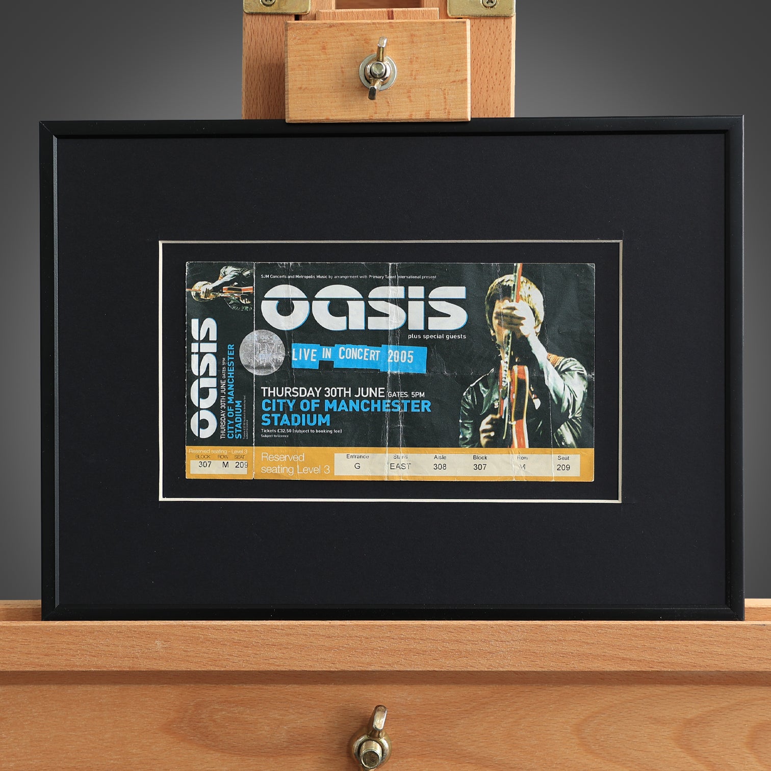 UNUSED Oasis - City of Manchester Stadium 2005 Thursday Ticket - New Item