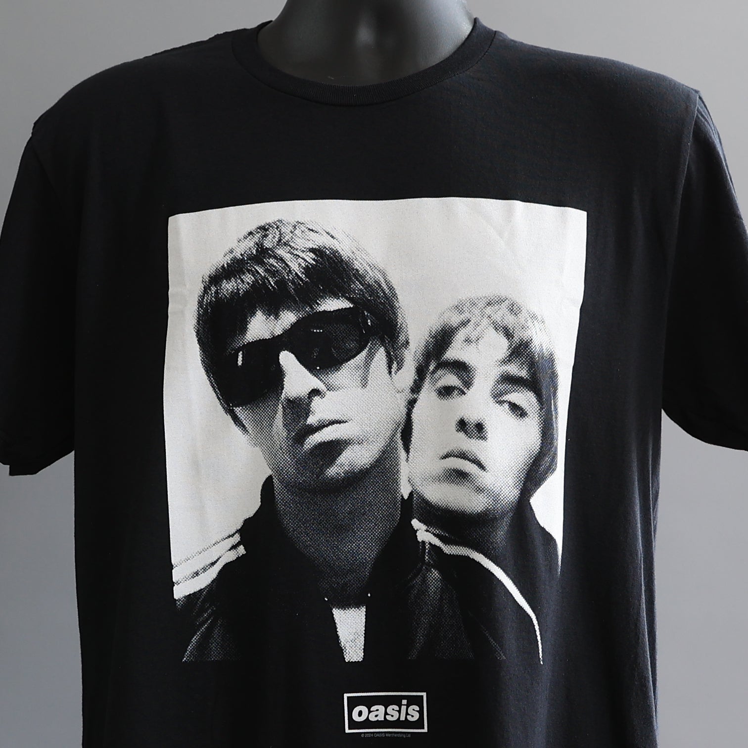 Oasis - Noel & Liam T Shirt BLACK - New Item
