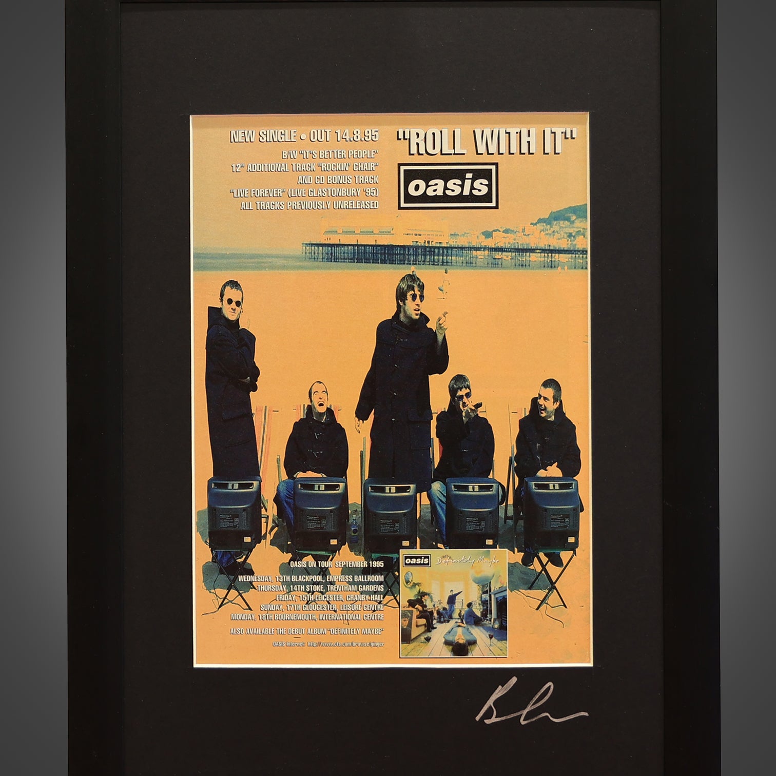 Oasis - Roll With It - 1995 Original - New Item
