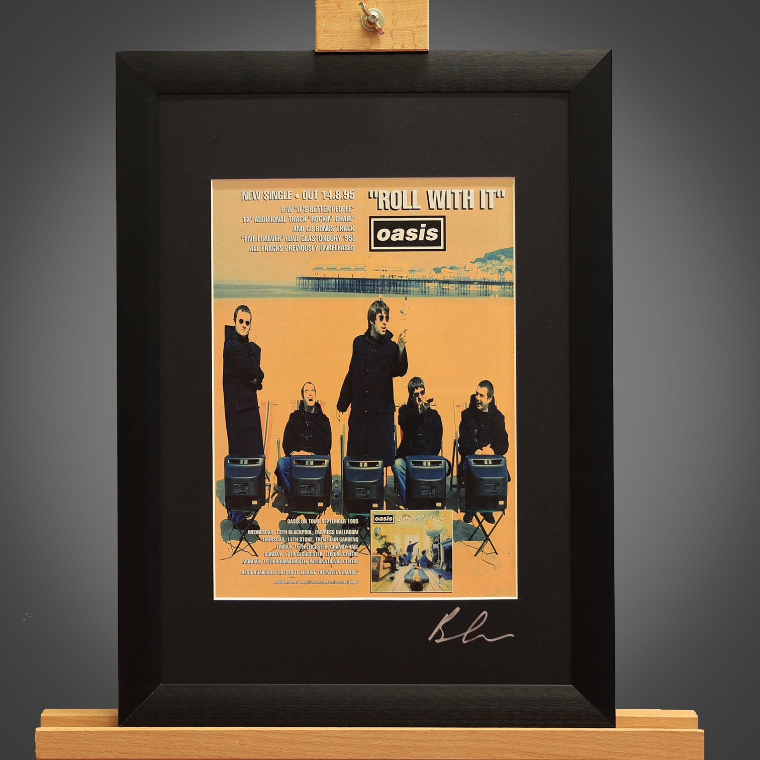 Oasis - Roll With It - 1995 Original - New Item