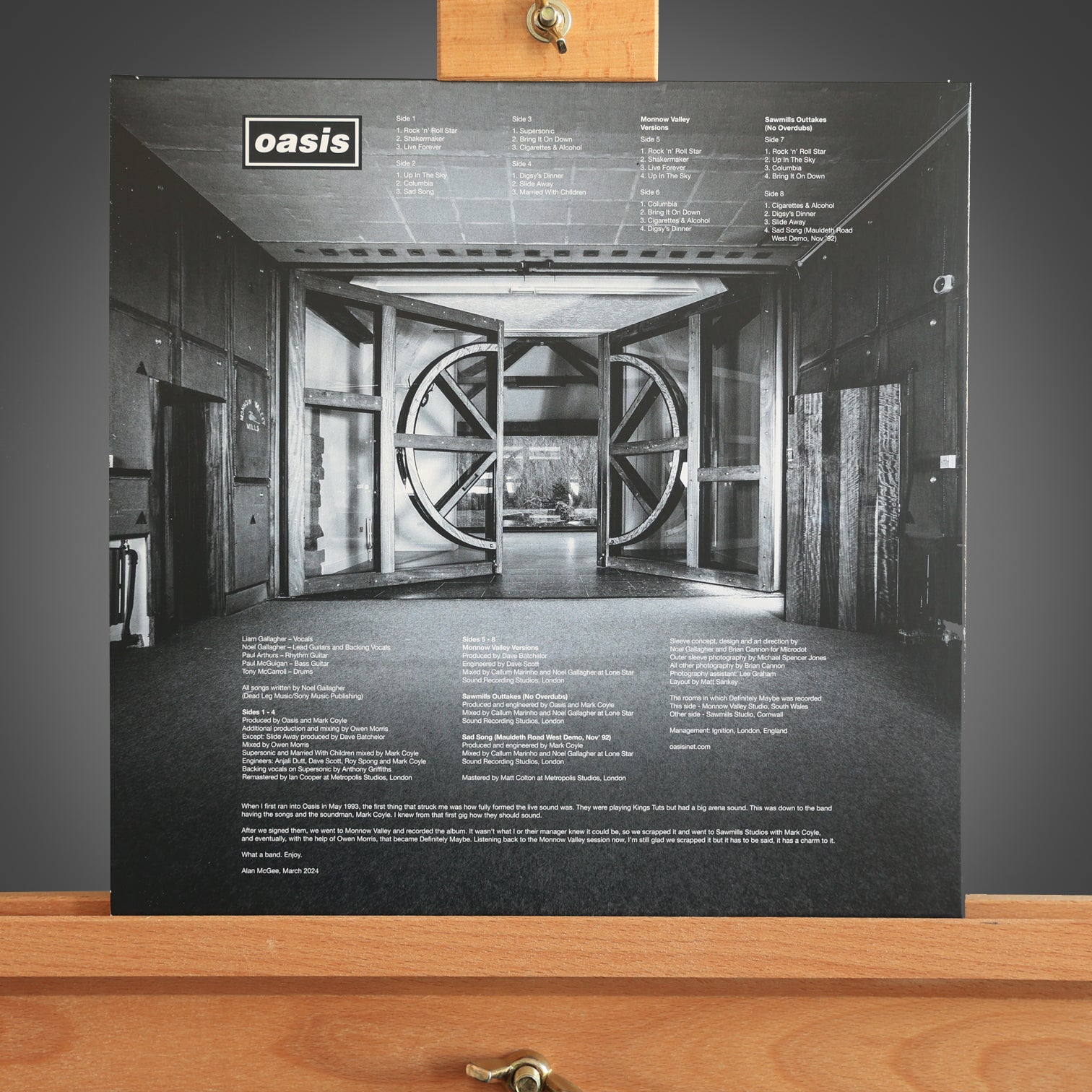 Oasis - Definitely Maybe 30th Deluxe Box Set Vinyl - Signed - New Item
