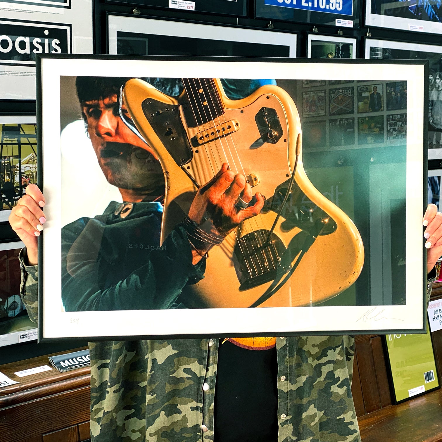 Johnny Marr At Festival No. 6. 'Fender Jaguar' Print