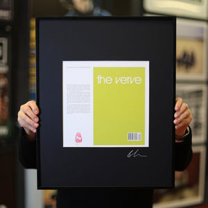 The Verve - Green Barcode - Framed Printers Proof - New Item