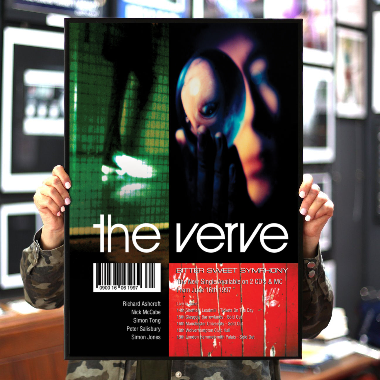 The Verve - Bitter Sweet Symphony - Promo Print