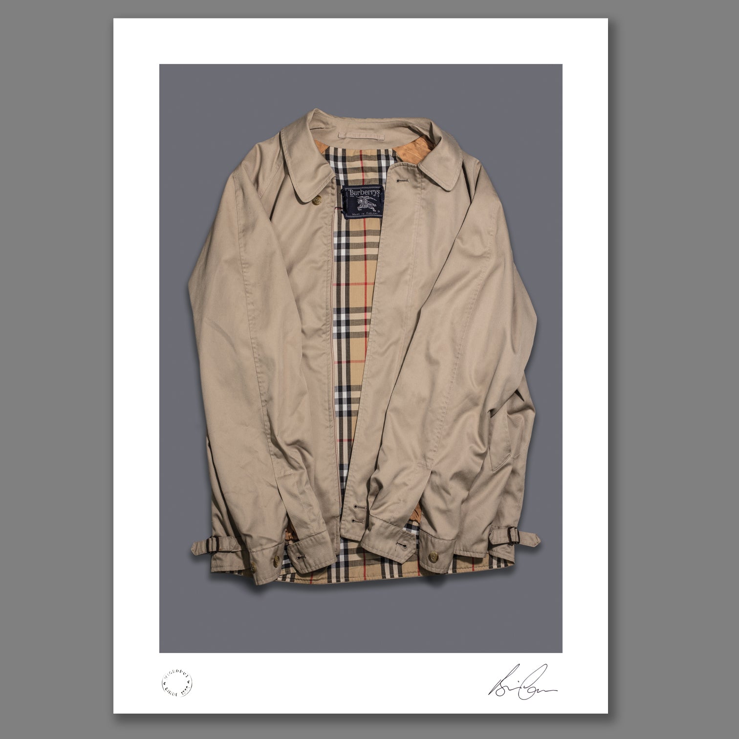 Oasis - Morning Glory - The Burberry Jacket Print