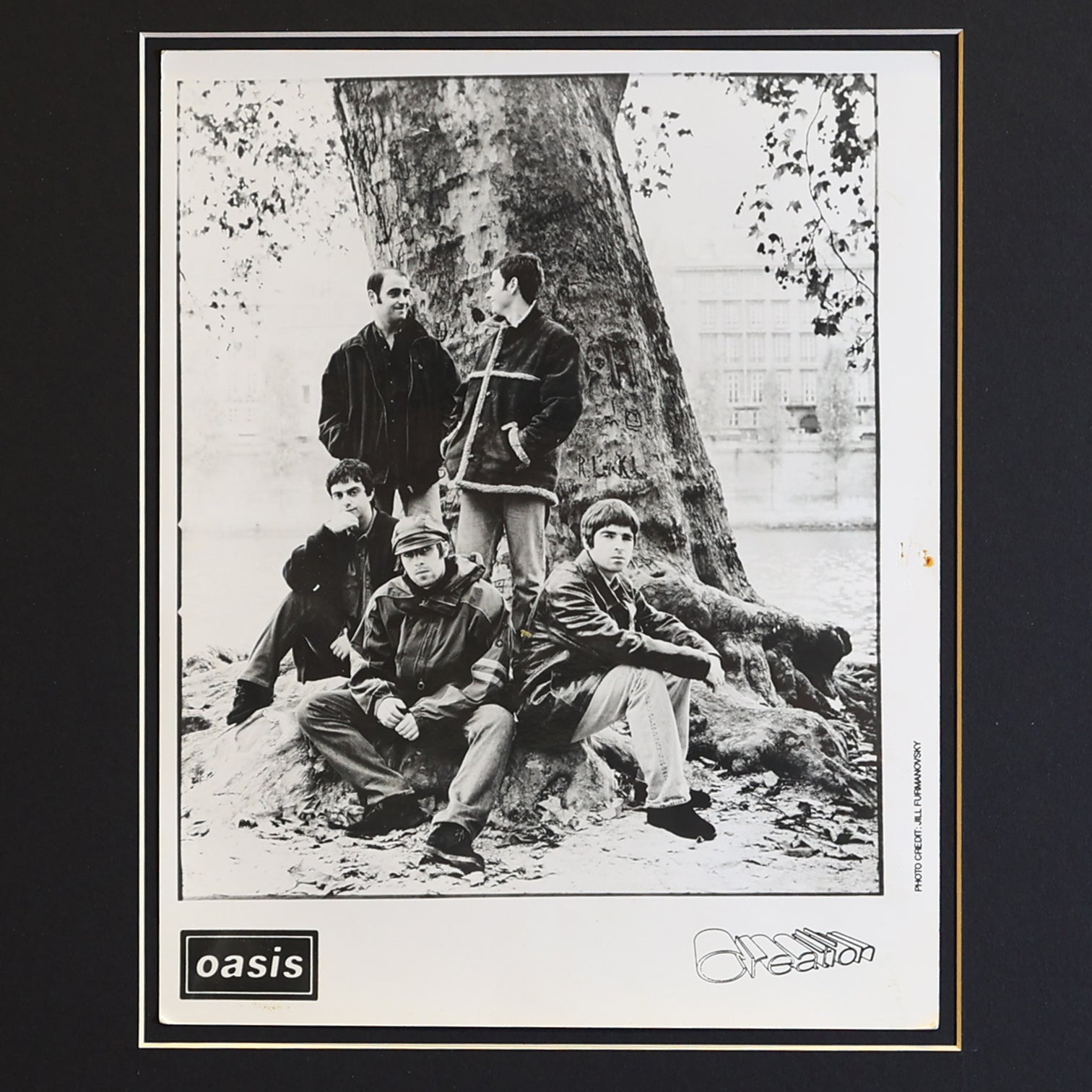 Oasis - Creation Records Original 1995 Promo Photo Framed - New Item