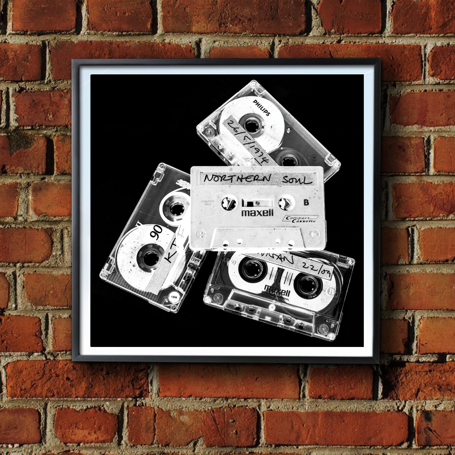 Northern Soul - Cassettes Framed Print