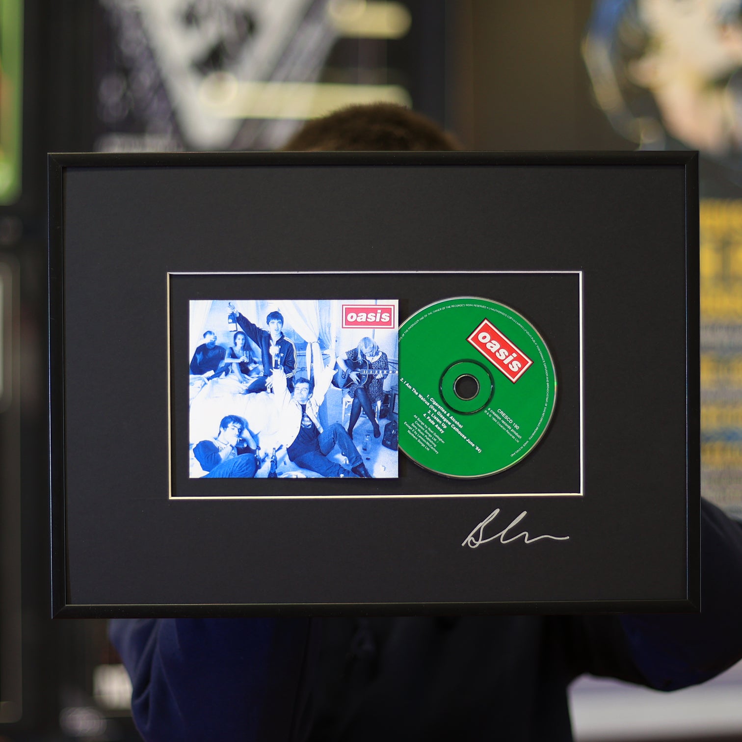 Oasis - Cigarettes & Alcohol - Framed CD - New Item