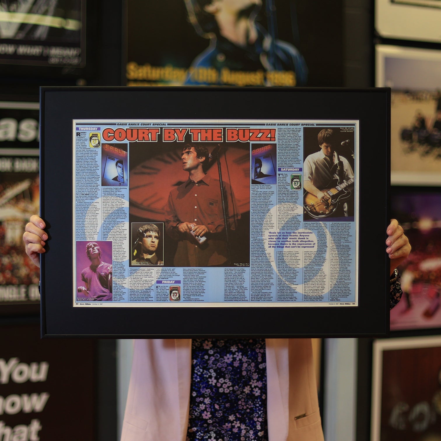 Oasis - 'Caught By The Buzz' - Earls Court - 1997 Original - New Item